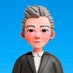 Melbet avatar of a man with gray hair and a formal jacket