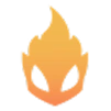 Melbet game provider logo: stylized flame or fox head