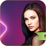 Portrait of a serious young brunette woman for a Melbet casino promotion