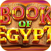 A slot game with a glowing book and the title "BOOK OF EGYPT" for Melbet